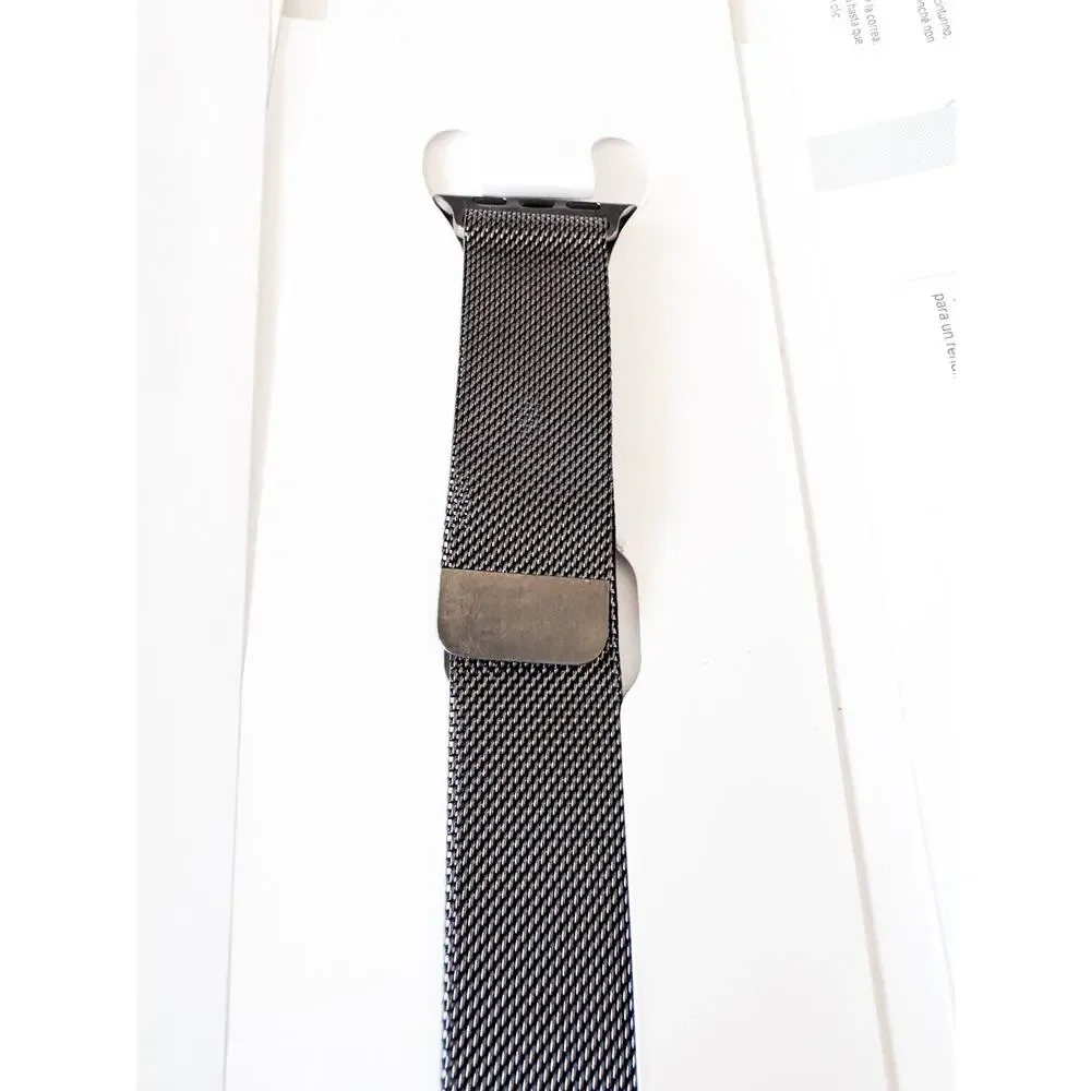 Apple Milanese Loop Watch Band in Space Grey Size 42 mm